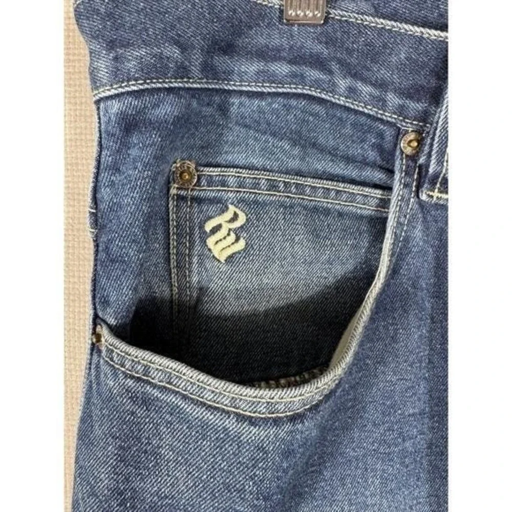 Vintage Y2K Rocawear Baggy Jeans 38x34 Wide Leg Hip Hop Skater Denim 100% Cotton
